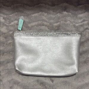 Silver Cosmetic Ipsy bag
